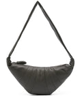 Lemaire Medium Croissant Leather Shoulder Bag — Same as shown — Size One Size — Front View