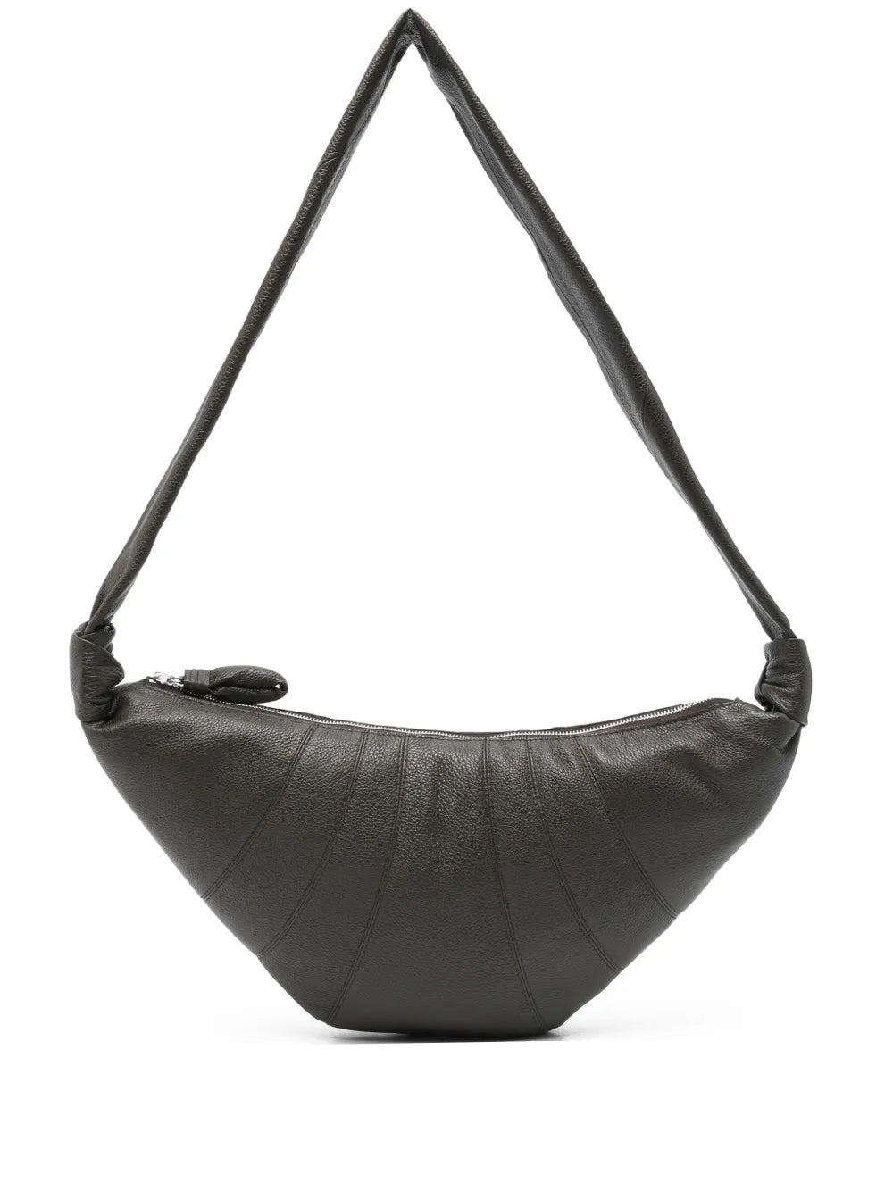 Lemaire Medium Croissant Leather Shoulder Bag — Same as shown — Size One Size — Front View