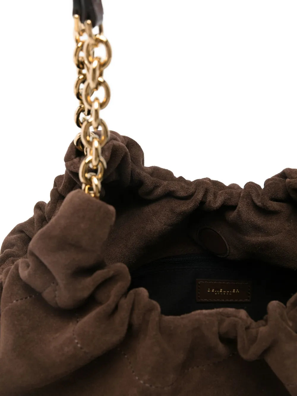 Demellier Midi Miami Suede Shoulder Bag — Same as shown — Size One Size — Detail View