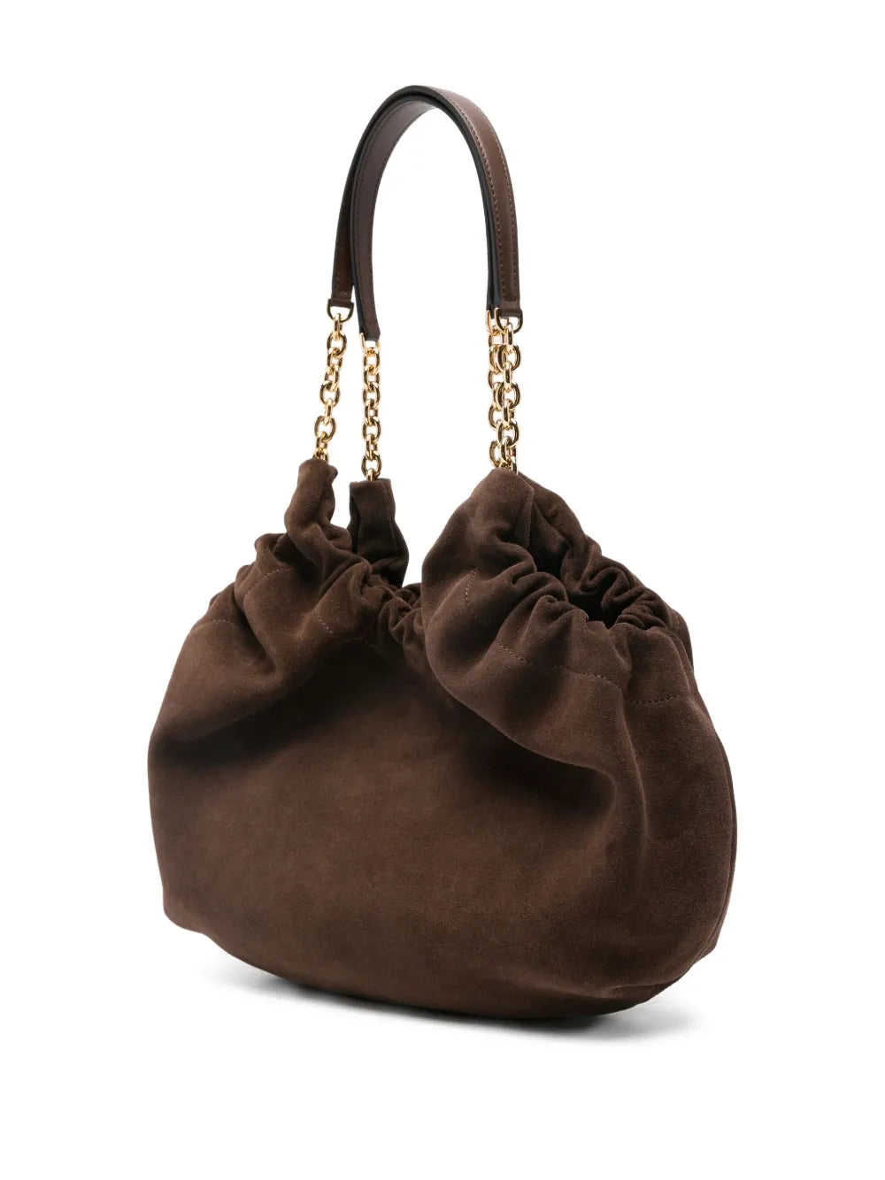 Demellier Midi Miami Suede Shoulder Bag — Same as shown — Size One Size — Back View