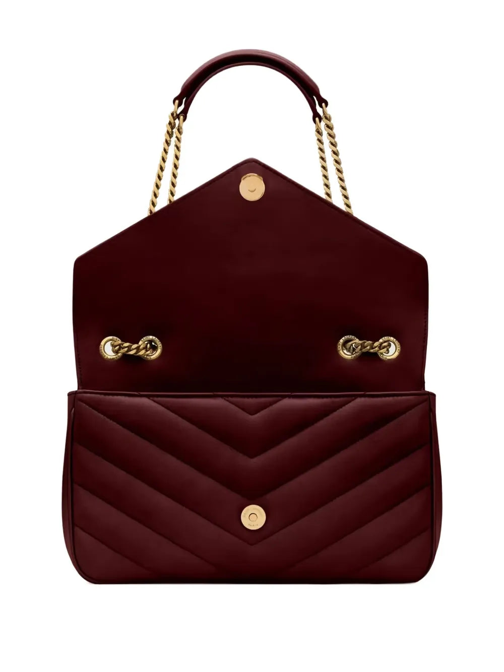 Saint Laurent Loulou Medium Shoulder Bag — Same as shown — Size One Size — Top View