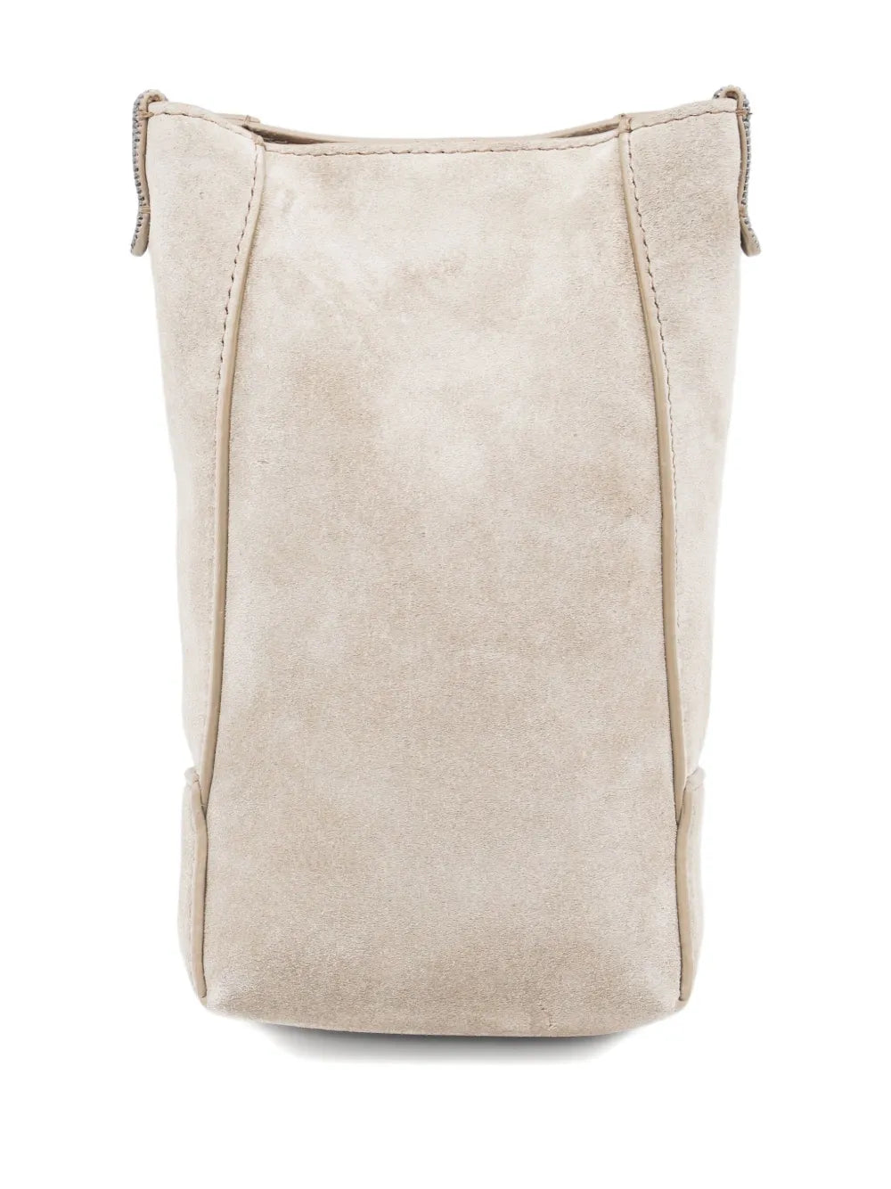 Brunello Cucinelli Suede Shoulder Bag — Same as shown — Size One Size — Side View