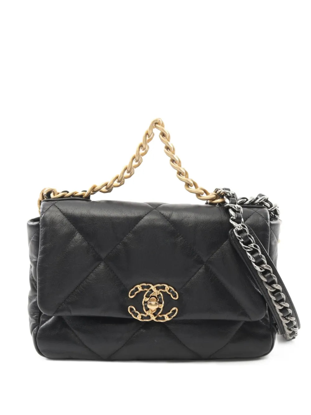 Chanel Pre Owned 2020 2021 Classic Flap 19 Shoulder Bag — Same as shown — Size One Size — Front View