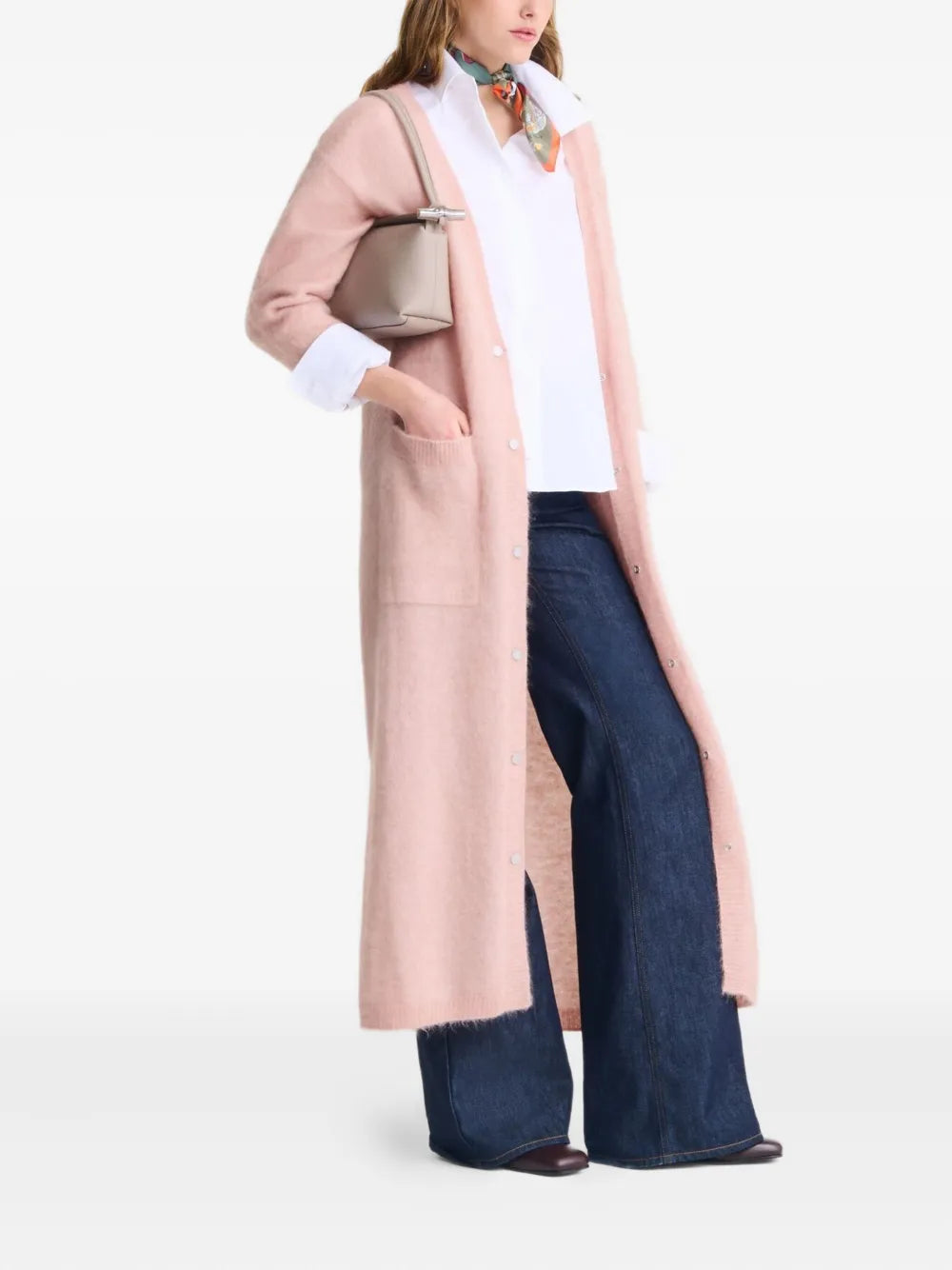 Longchamp Medium Le Roseau Shoulder Bag — Same as shown — Size One Size — Side View
