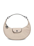 Longchamp Le Pilage Curved Leather Shoulder Bag — Same as shown — Size One Size — Front View