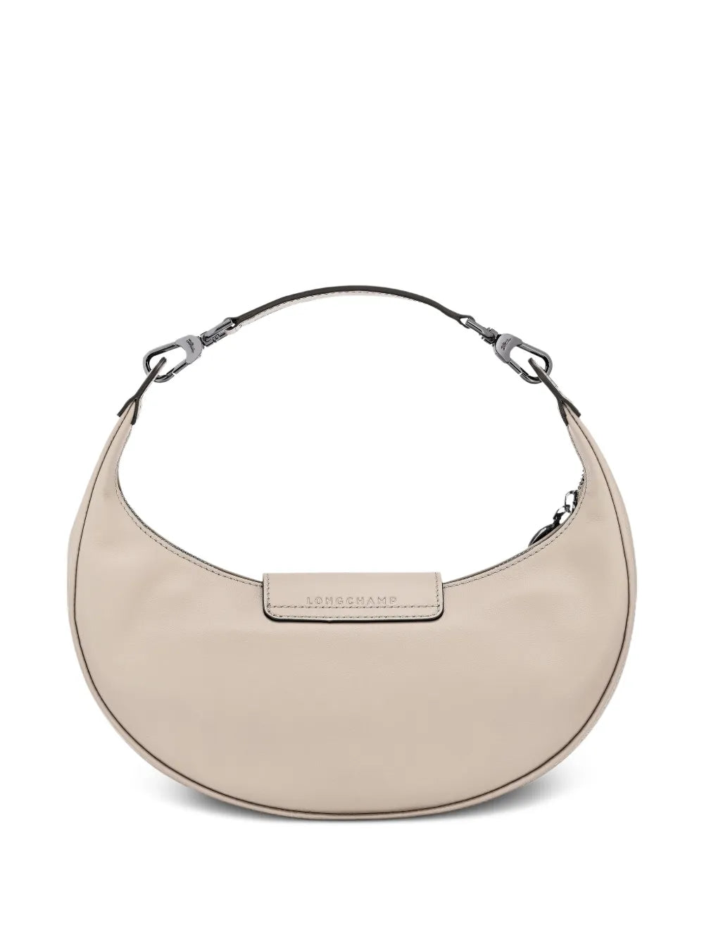 Longchamp Le Pilage Curved Leather Shoulder Bag — Same as shown — Size One Size — Top View