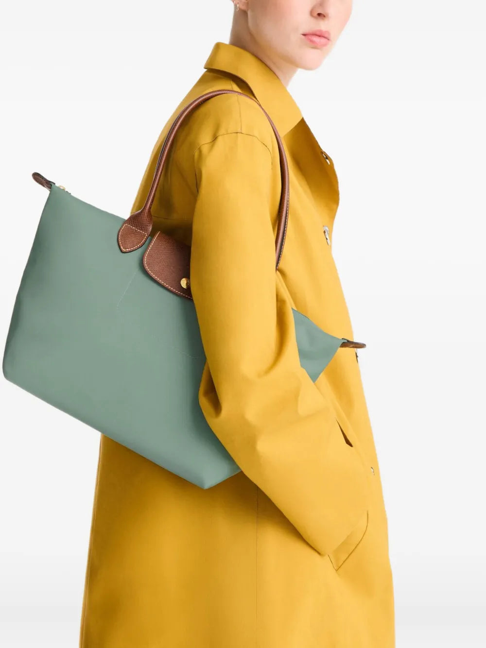 Longchamp Medium Le Pliage Original Shoulder Bag — Same as shown — Size One Size — Side View