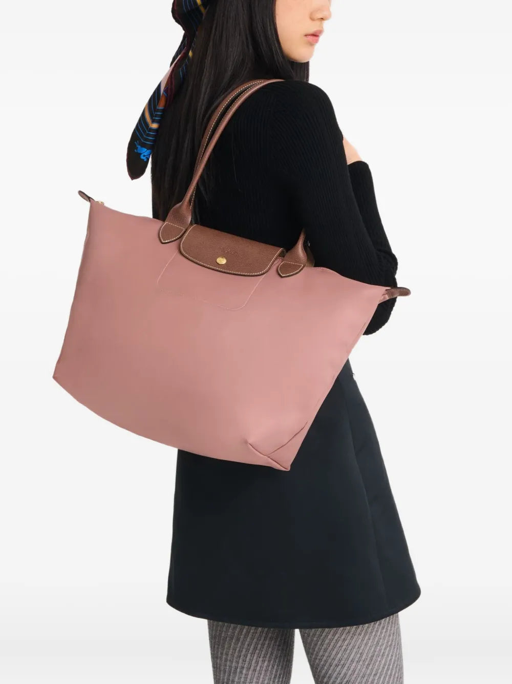 Longchamp Le Pliage Shoulder Bag — Same as shown — Size One Size — Side View