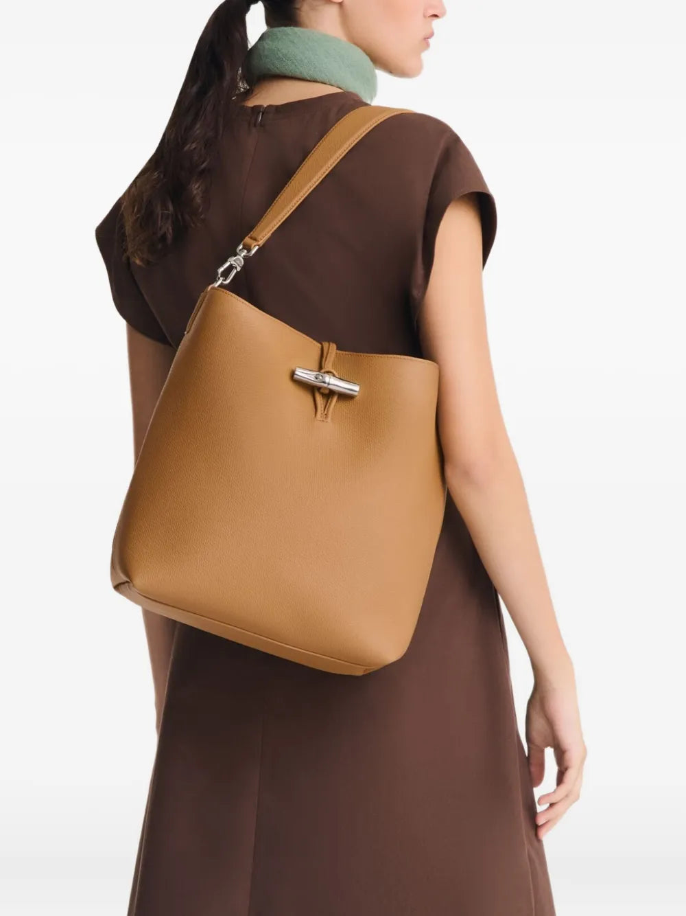 Longchamp Le Roseau M Bag — Same as shown — Size One Size — Side View