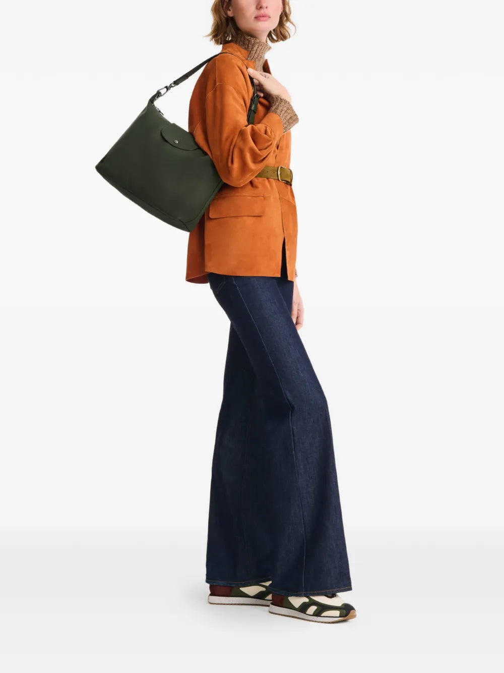 Longchamp Medium Le Pliage Shoulder Bag — Same as shown — Size One Size — Side View