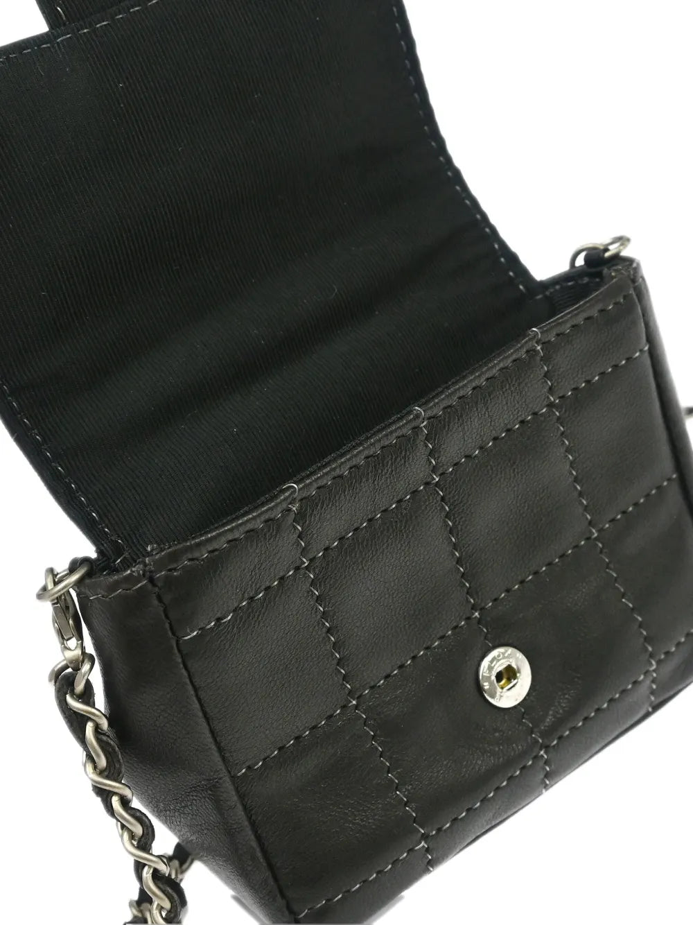 Chanel Pre Owned 2000 Micro Choco Bar Shoulder Bag — Same as shown — Size One Size — Top View