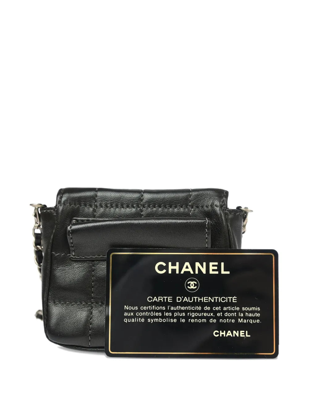 Chanel Pre Owned 2000 Micro Choco Bar Shoulder Bag — Same as shown — Size One Size — Lifestyle View