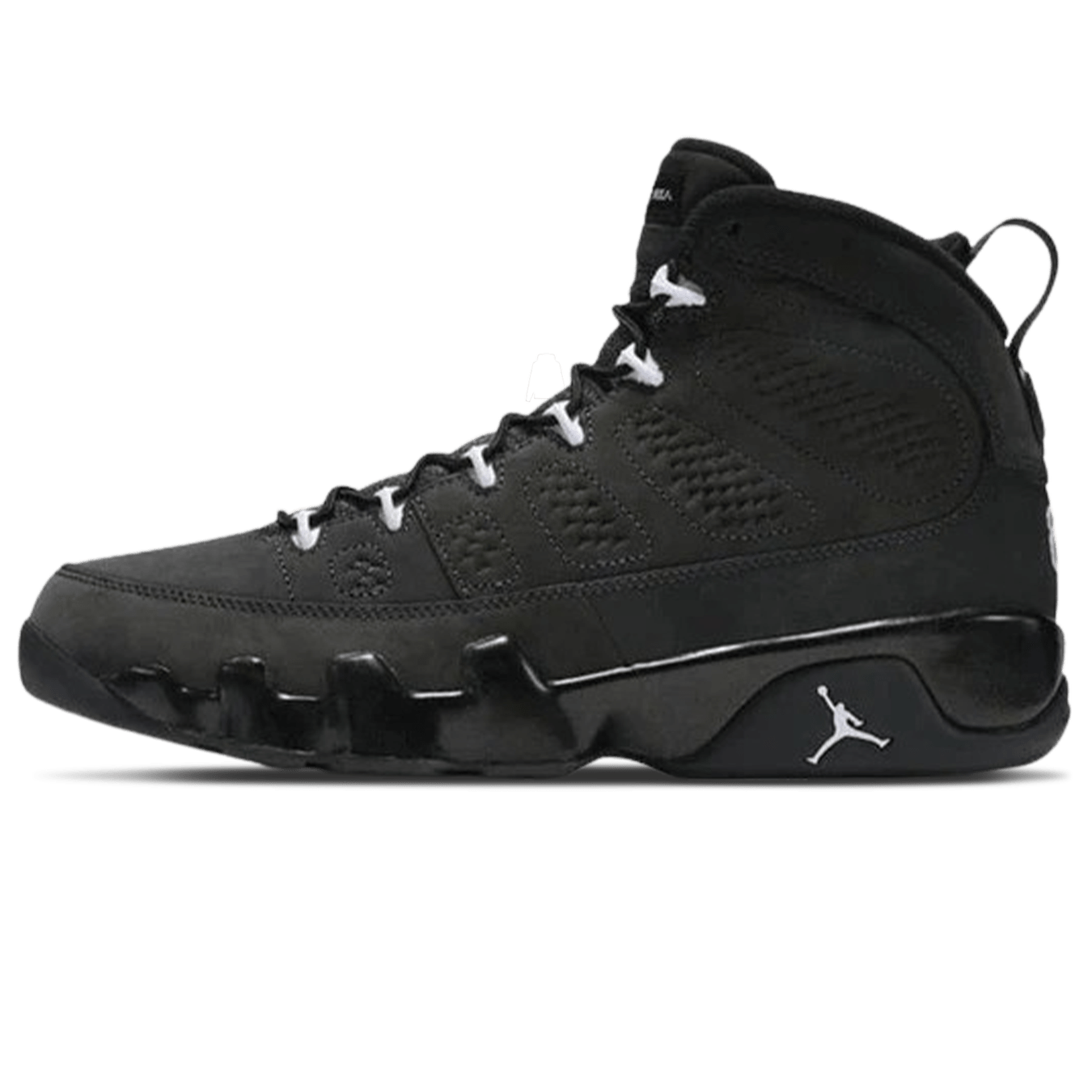 Air Jordan 9 Retro 'Anthracite' — UK 3 | EU 35.5 | US 3.5 — Front View