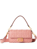 Fendi Medium Baguette Ff Logo Quilted Shoulder Bag — Same as shown — Size One Size — Front View