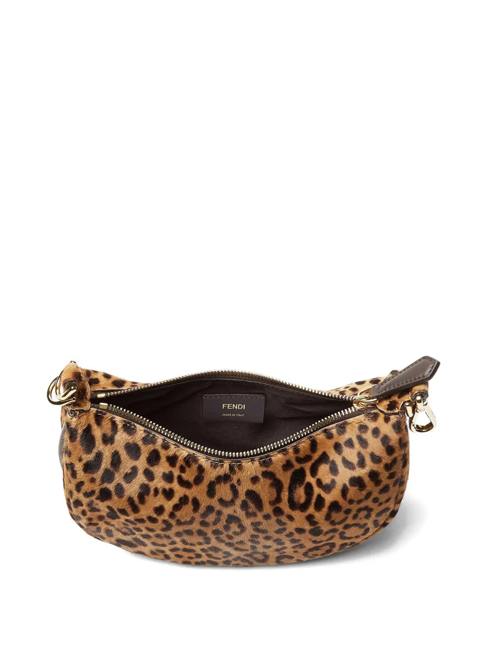 Fendi Mini Fendigraphy Leopard Print Shoulder Bag — Same as shown — Size One Size — Top View