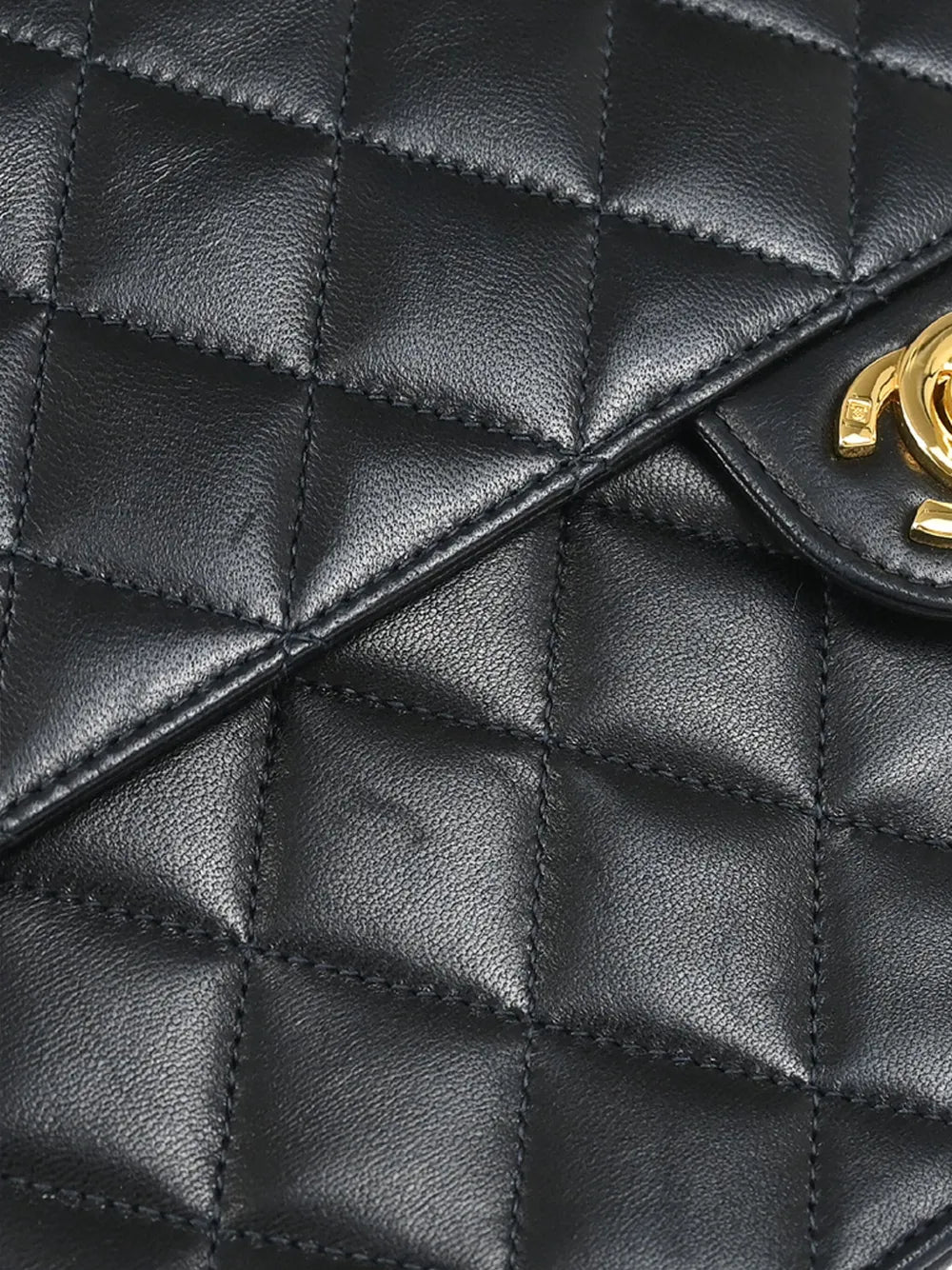Chanel Pre Owned 2002 Classic Flap Shoulder Bag — Same as shown — Size One Size — Side View