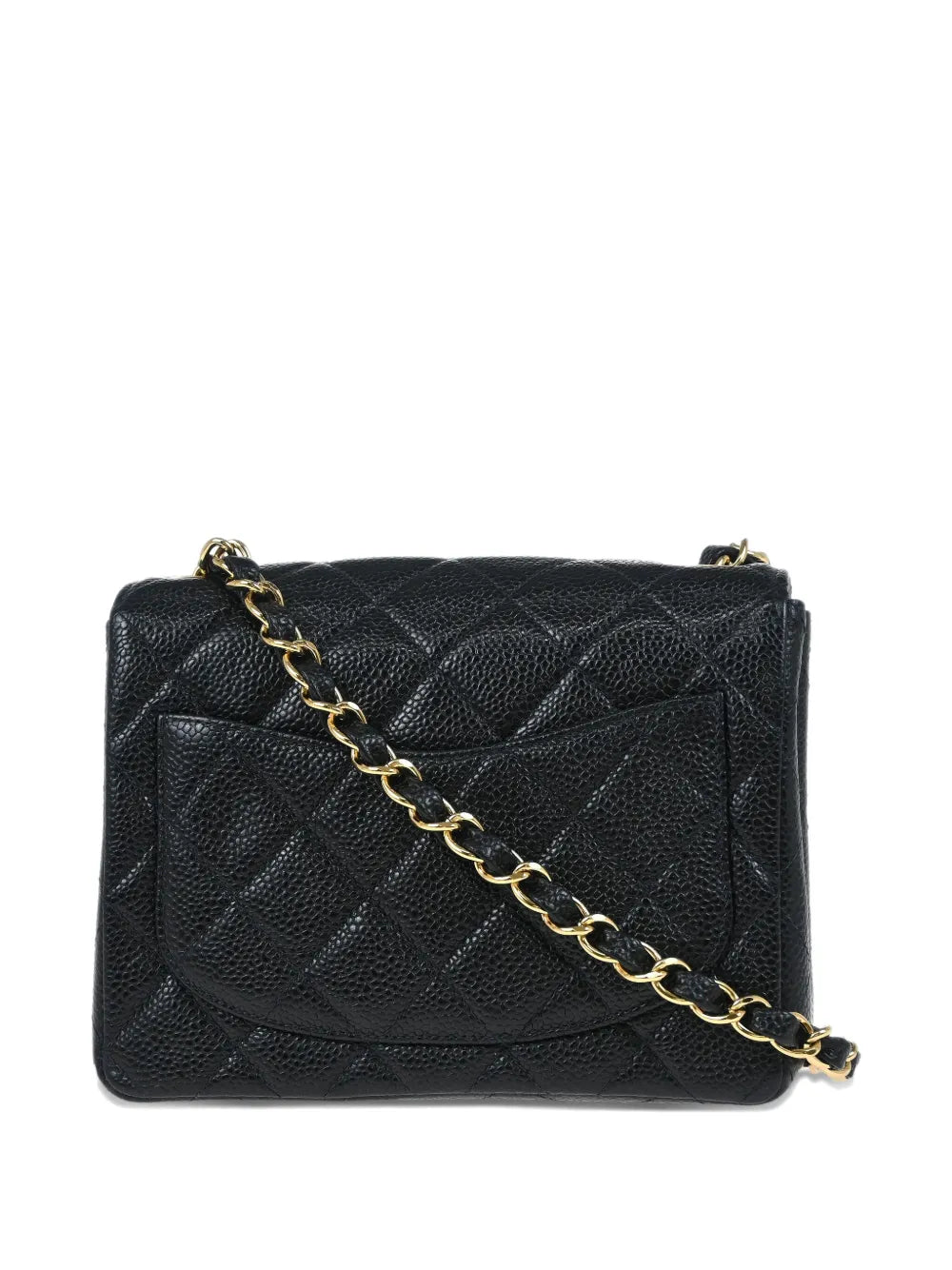 Chanel Pre Owned 2002 Mini Classic Square Flap Shoulder Bag — Same as shown — Size One Size — Side View