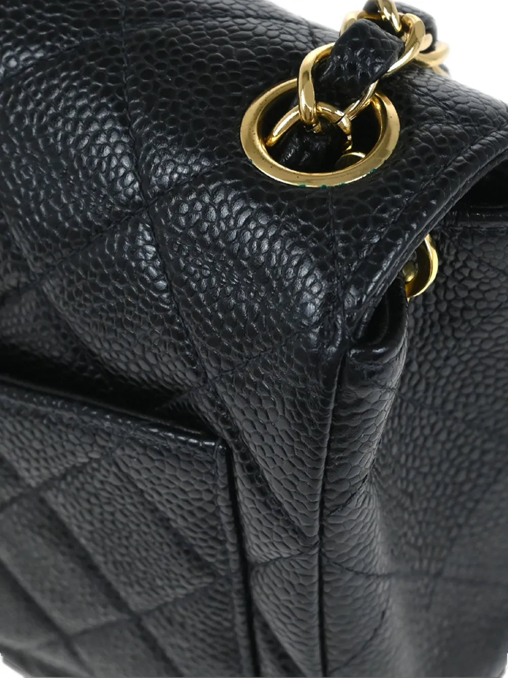 Chanel Pre Owned 2002 Mini Classic Square Flap Shoulder Bag — Same as shown — Size One Size — Top View