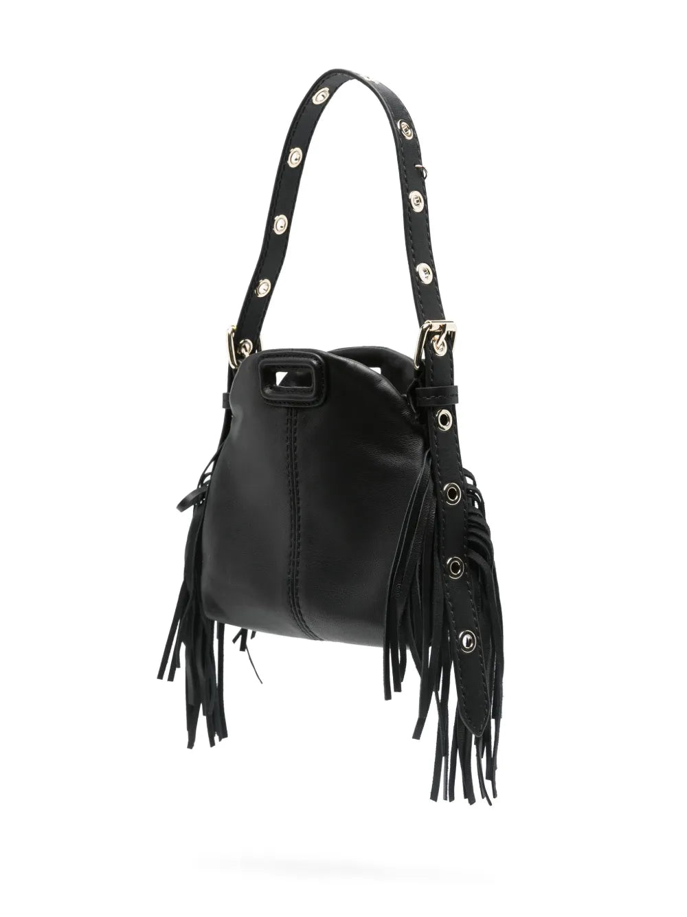 Maje Miss M Leather Micro Bag — Same as shown — Size One Size — Back View