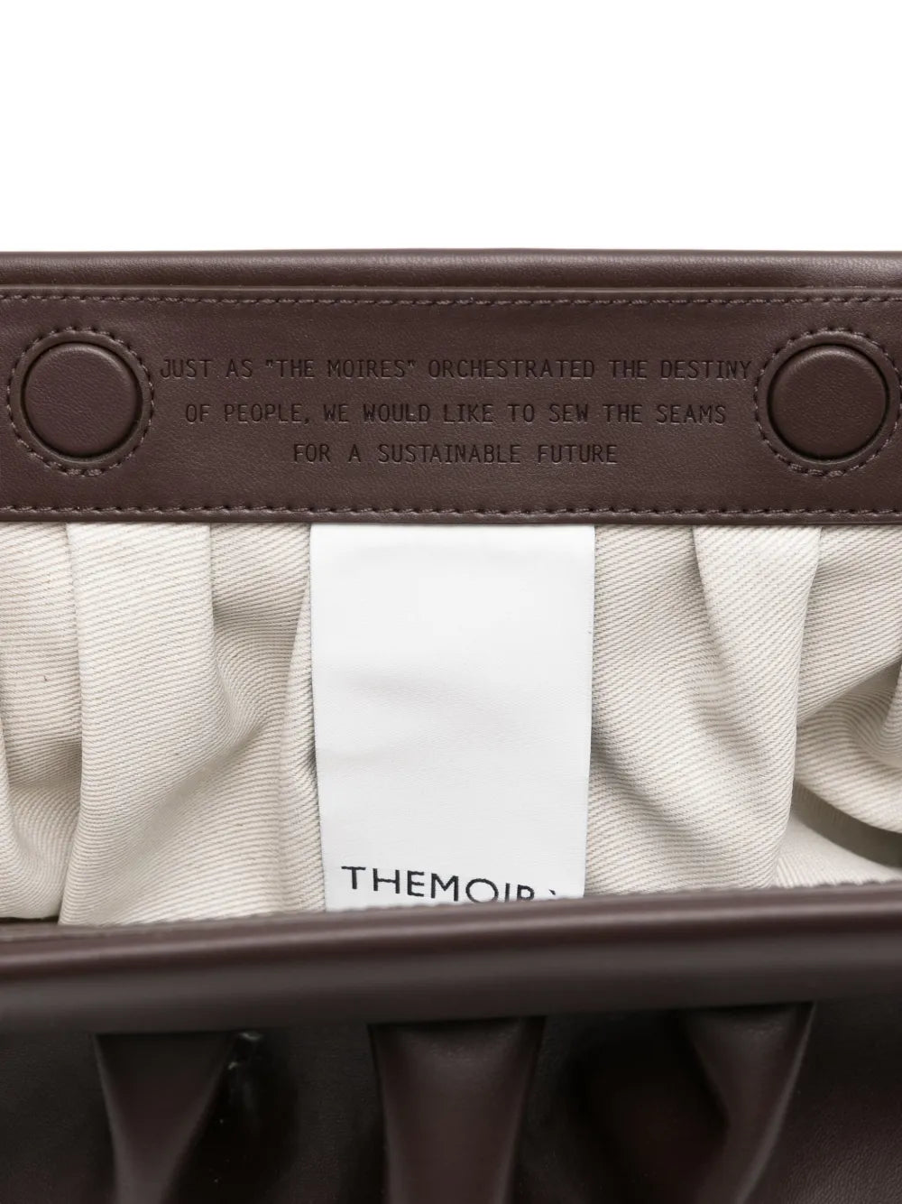 Themoire Bios Pleated Clutch Bag — Same as shown — Size One Size — Detail View
