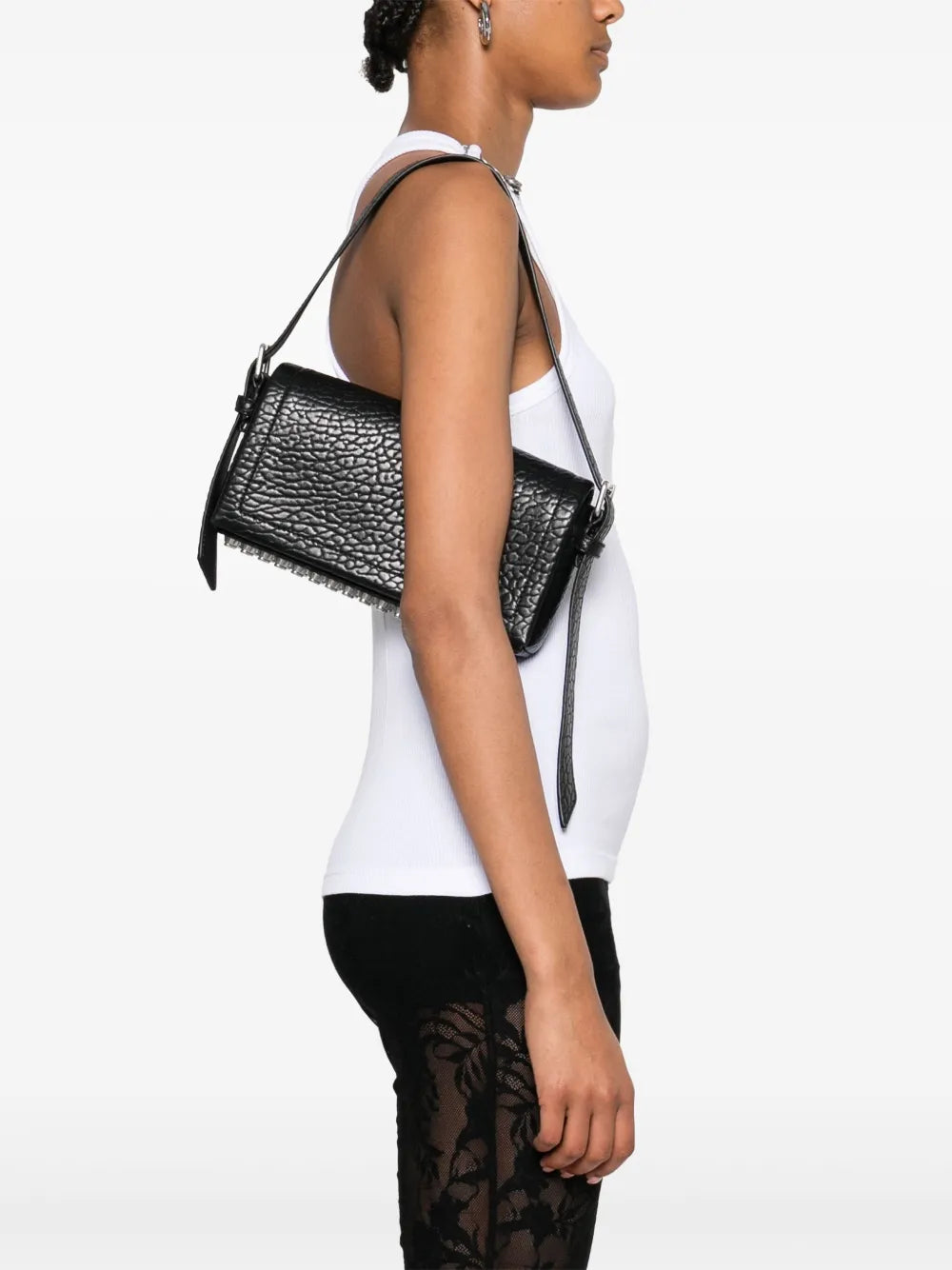 Alexander Wang Medium Ricco Shoulder Bag — Same as shown — Size One Size — Side View