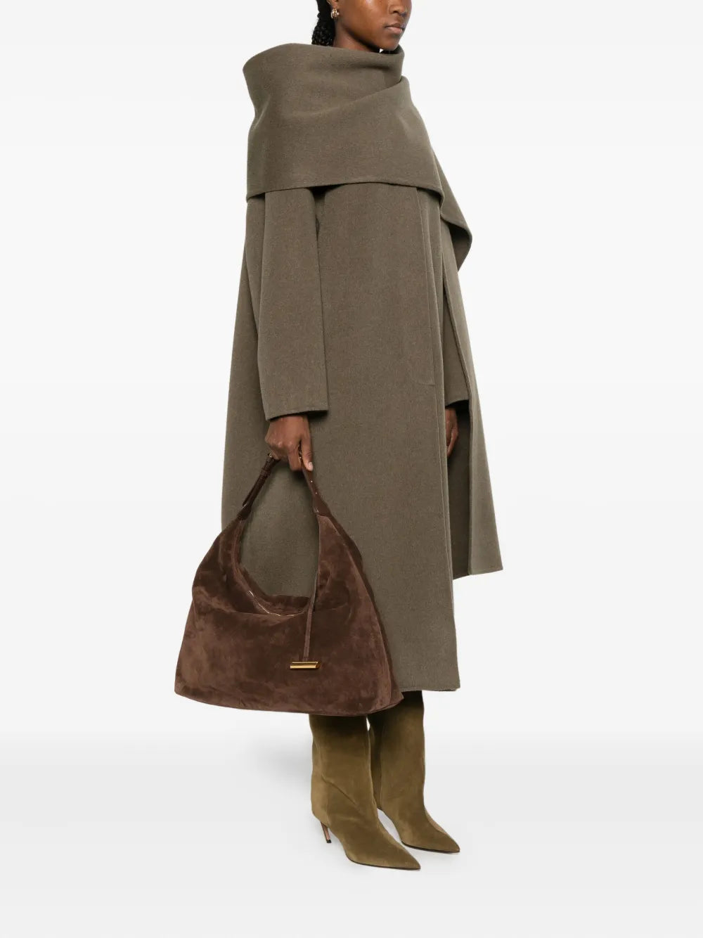 Liffner Suede Shoulder Bag — Same as shown — Size One Size — Side View