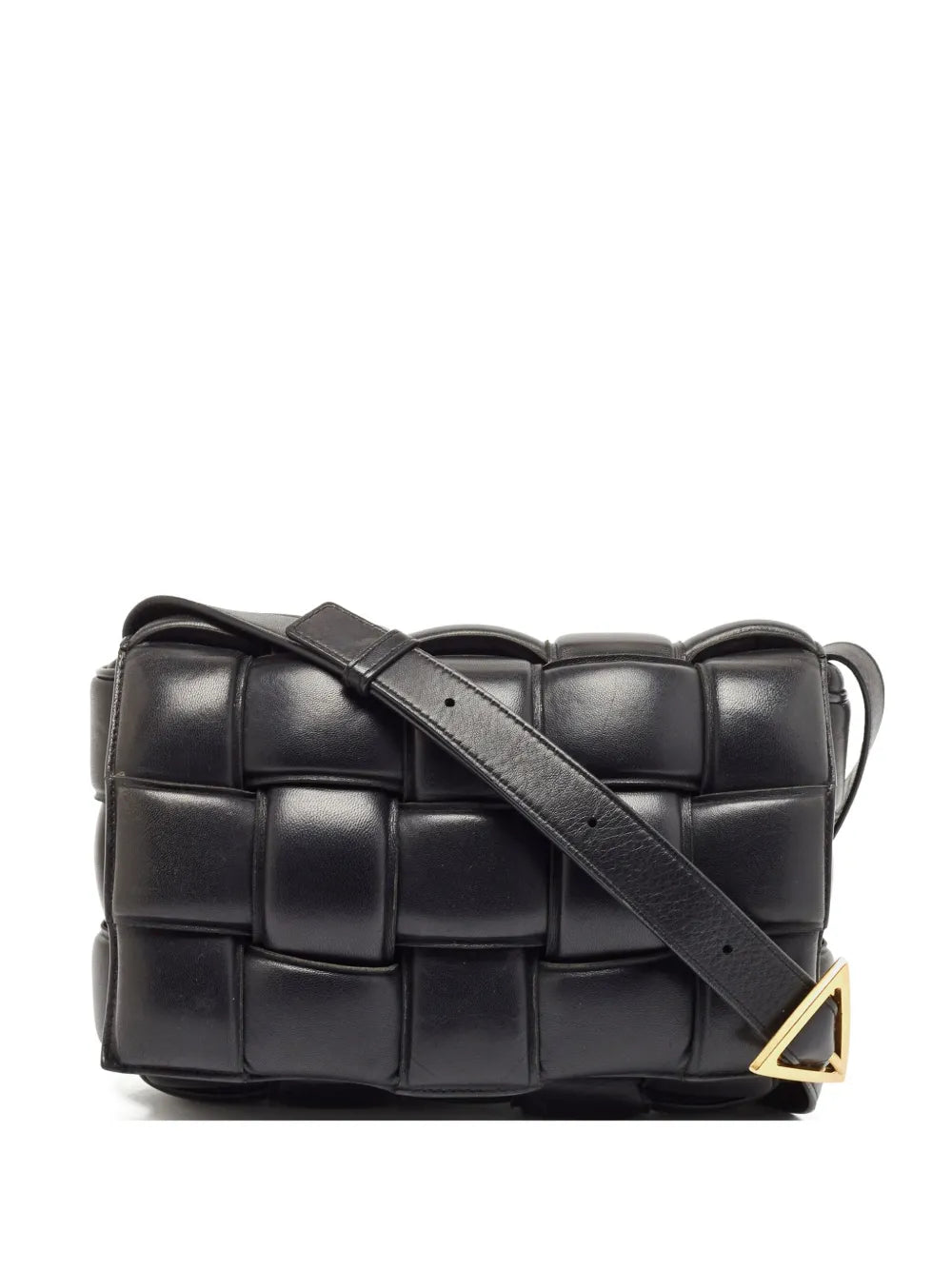 Bottega Veneta Pre Owned Quilted Leather Shoulder Bag — Same as shown — Size One Size — Front View