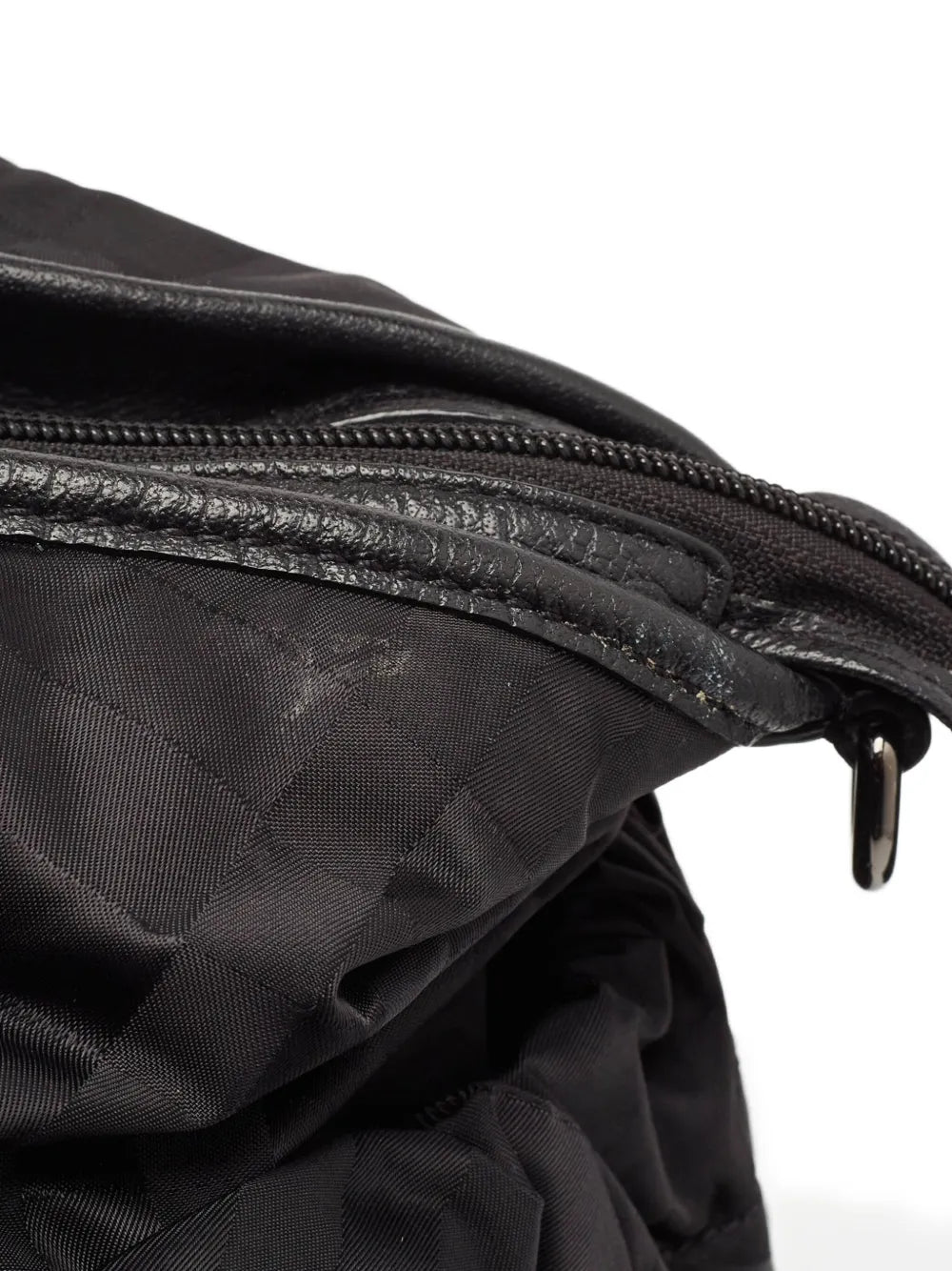 Burberry Pre Owned Leather Diaper Bag — Same as shown — Size One Size — Top View