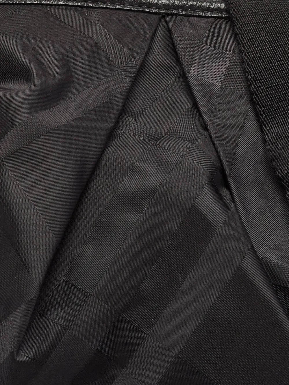 Burberry Pre Owned Leather Diaper Bag — Same as shown — Size One Size — Detail View