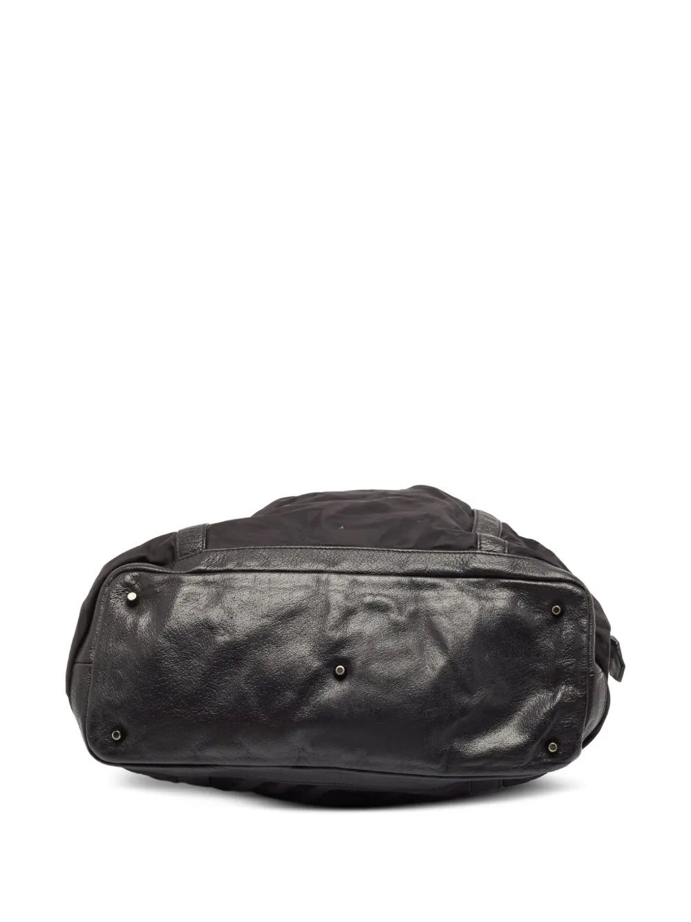 Burberry Pre Owned Leather Diaper Bag — Same as shown — Size One Size — Back View