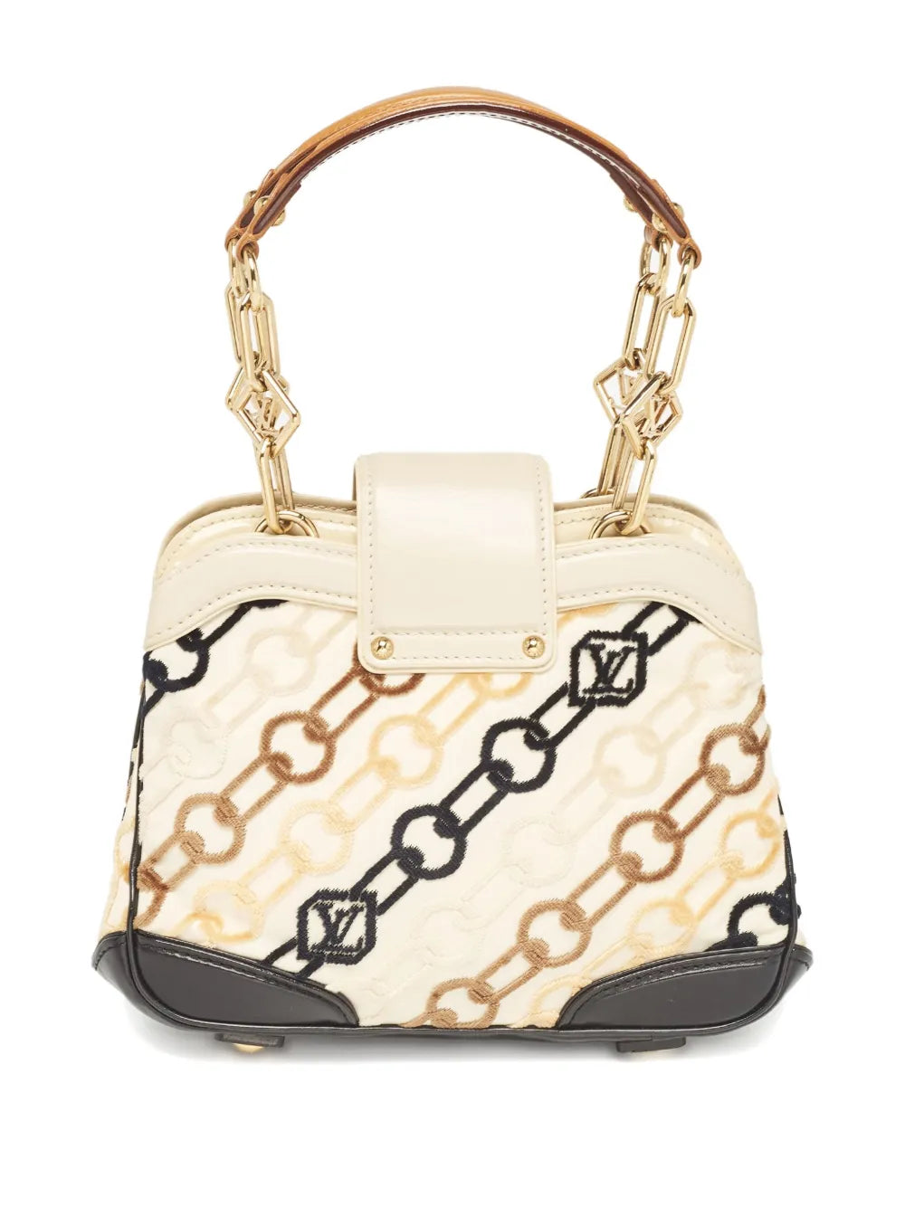 Louis Vuitton Pre Owned Tricolor Monogram Chain Bag — Same as shown — Size One Size — Side View