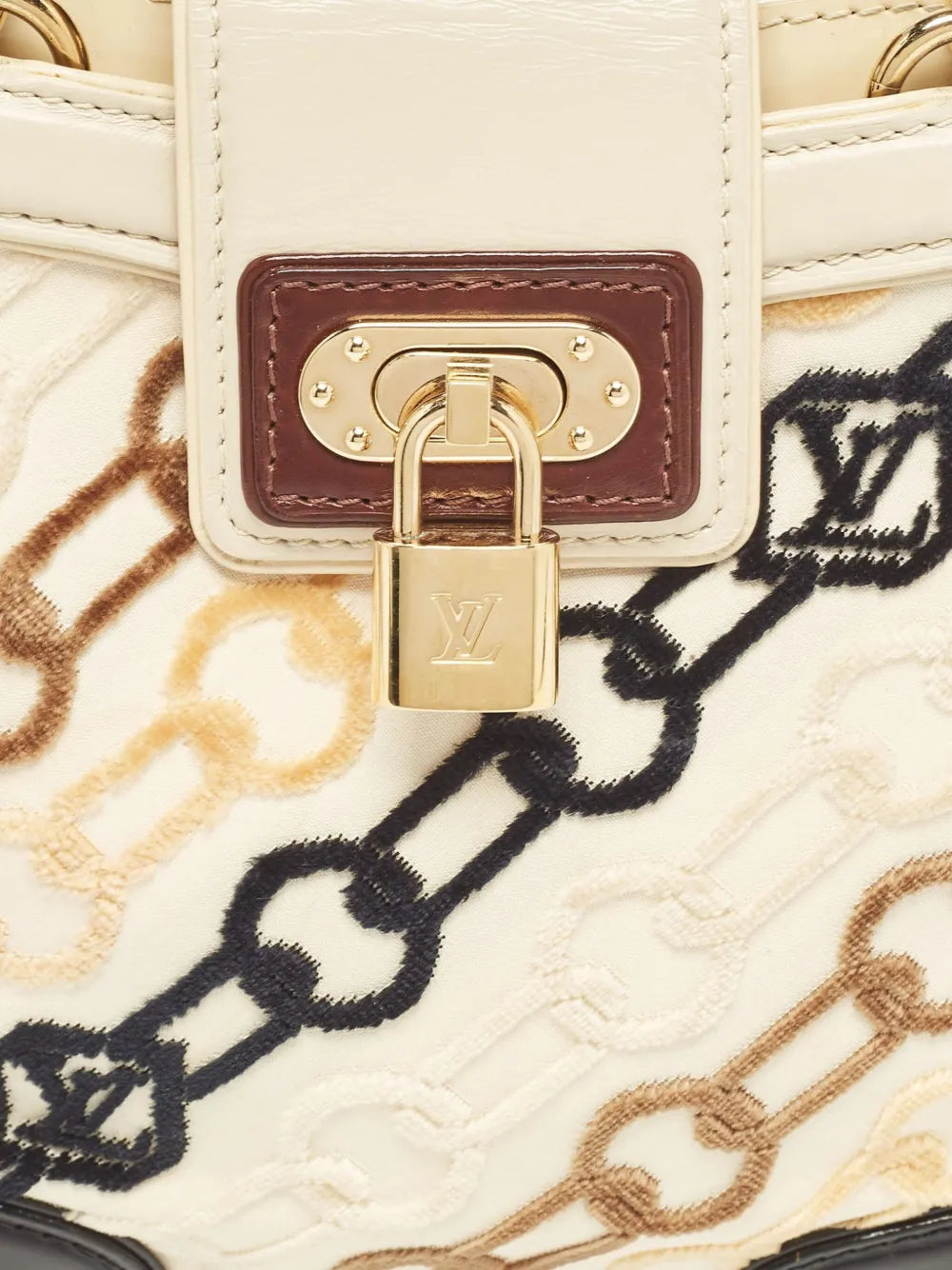 Louis Vuitton Pre Owned Tricolor Monogram Chain Bag — Same as shown — Size One Size — Lifestyle View