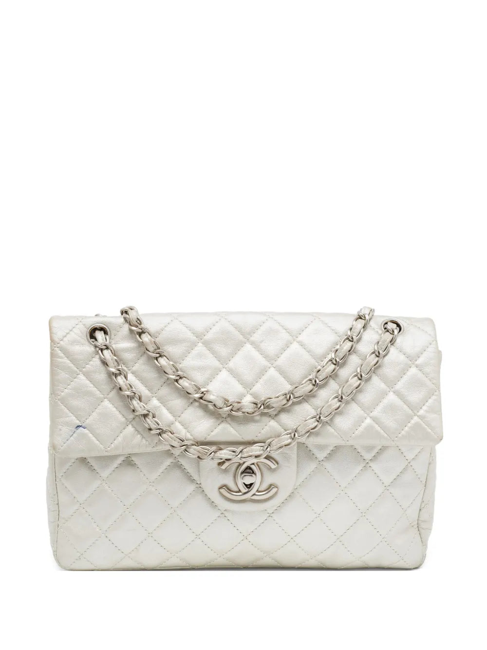 Chanel Pre Owned Quilted Leather Shoulder Bag — Same as shown — Size One Size — Front View