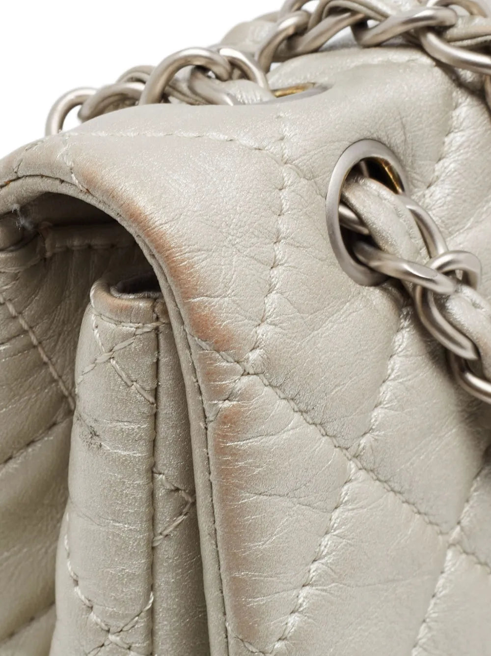 Chanel Pre Owned Quilted Leather Shoulder Bag — Same as shown — Size One Size — Top View