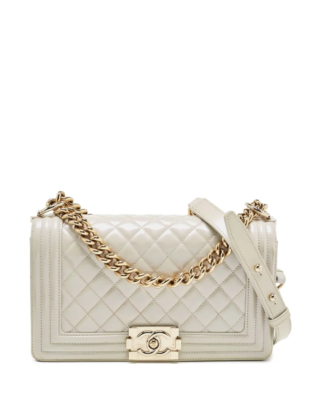 Chanel Pre Owned Boy Chanel Shoulder Bag — Same as shown — Size One Size — Front View