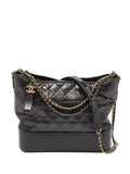 Chanel Pre Owned Gabrielle Quilted Leather Shoulder Bag — Same as shown — Size One Size — Front View