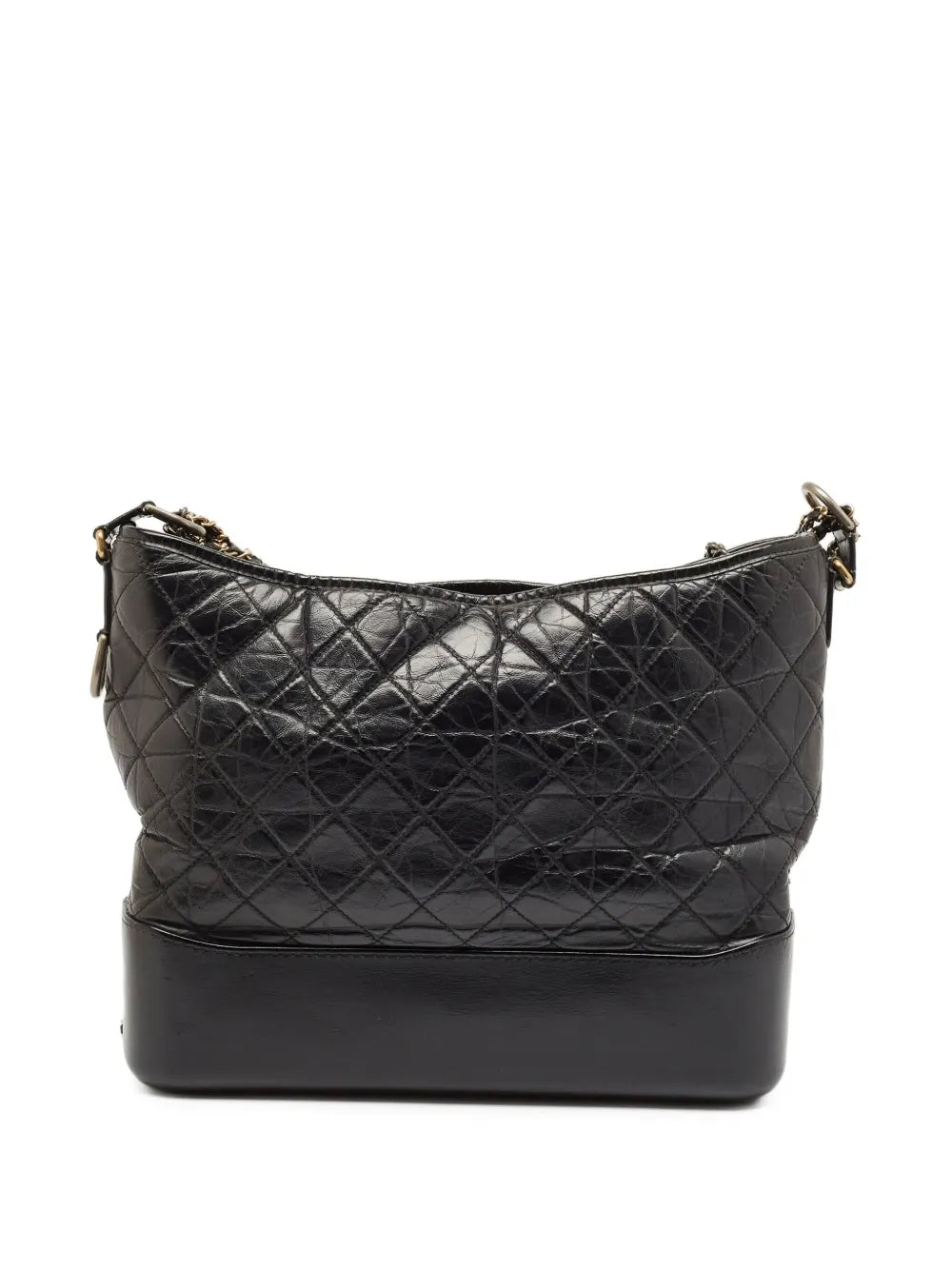Chanel Pre Owned Gabrielle Quilted Leather Shoulder Bag — Same as shown — Size One Size — Side View