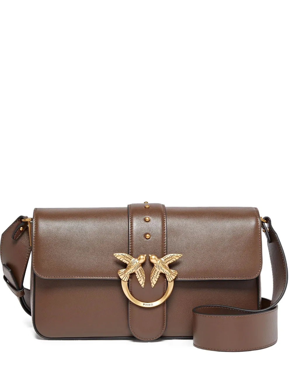 Pinko Leather Shoulder Bag — Same as shown — Size One Size — Front View