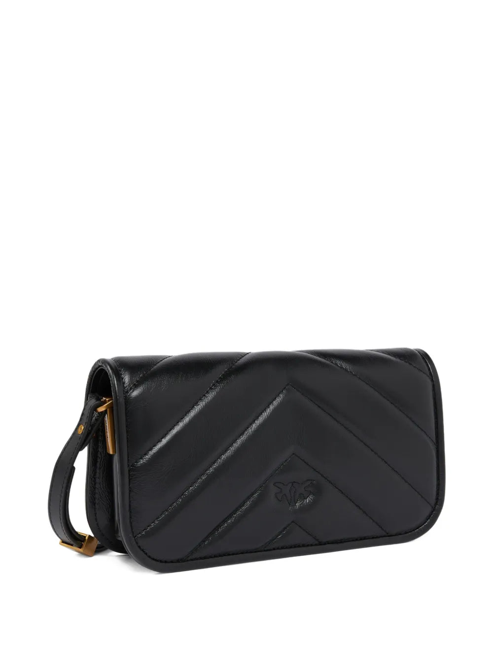 Pinko Love Bird Buckle Shoulder Bag — Same as shown — Size One Size — Side View