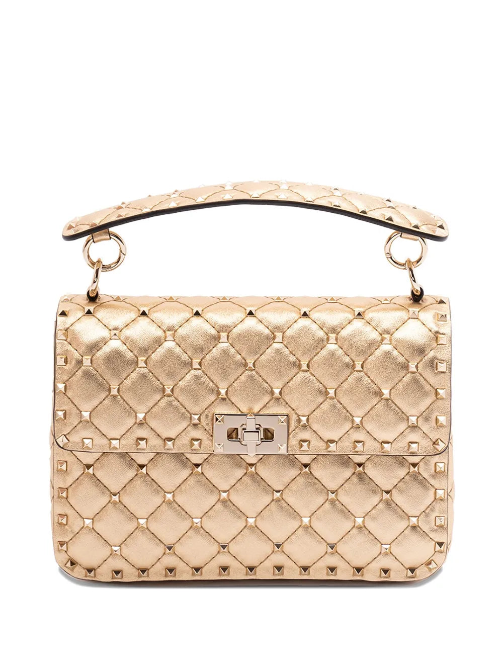 Valentino Garavani Rockstud Spike Shoulder Bag — Same as shown — Size One Size — Front View