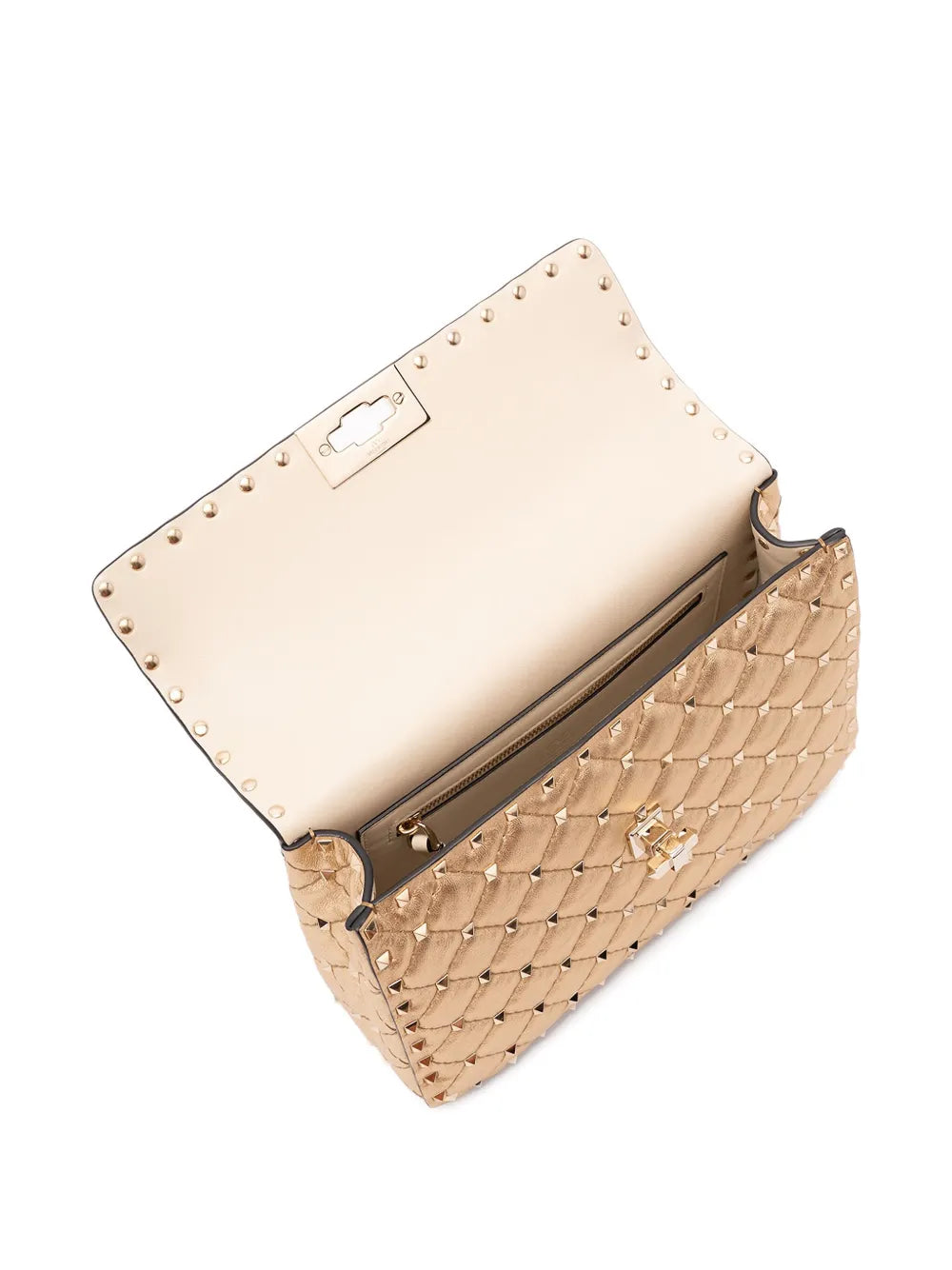 Valentino Garavani Rockstud Spike Shoulder Bag — Same as shown — Size One Size — Top View