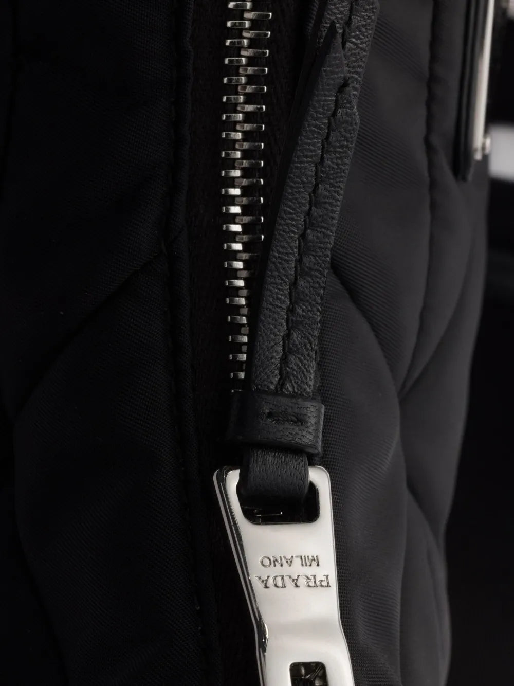 Prada Re Nylon Padded Quolted Shoulder Bag — Same as shown — Size One Size — Top View