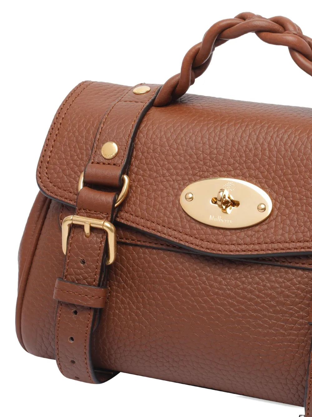Mulberry Leather Shoulder Bag — Same as shown — Size One Size — Top View