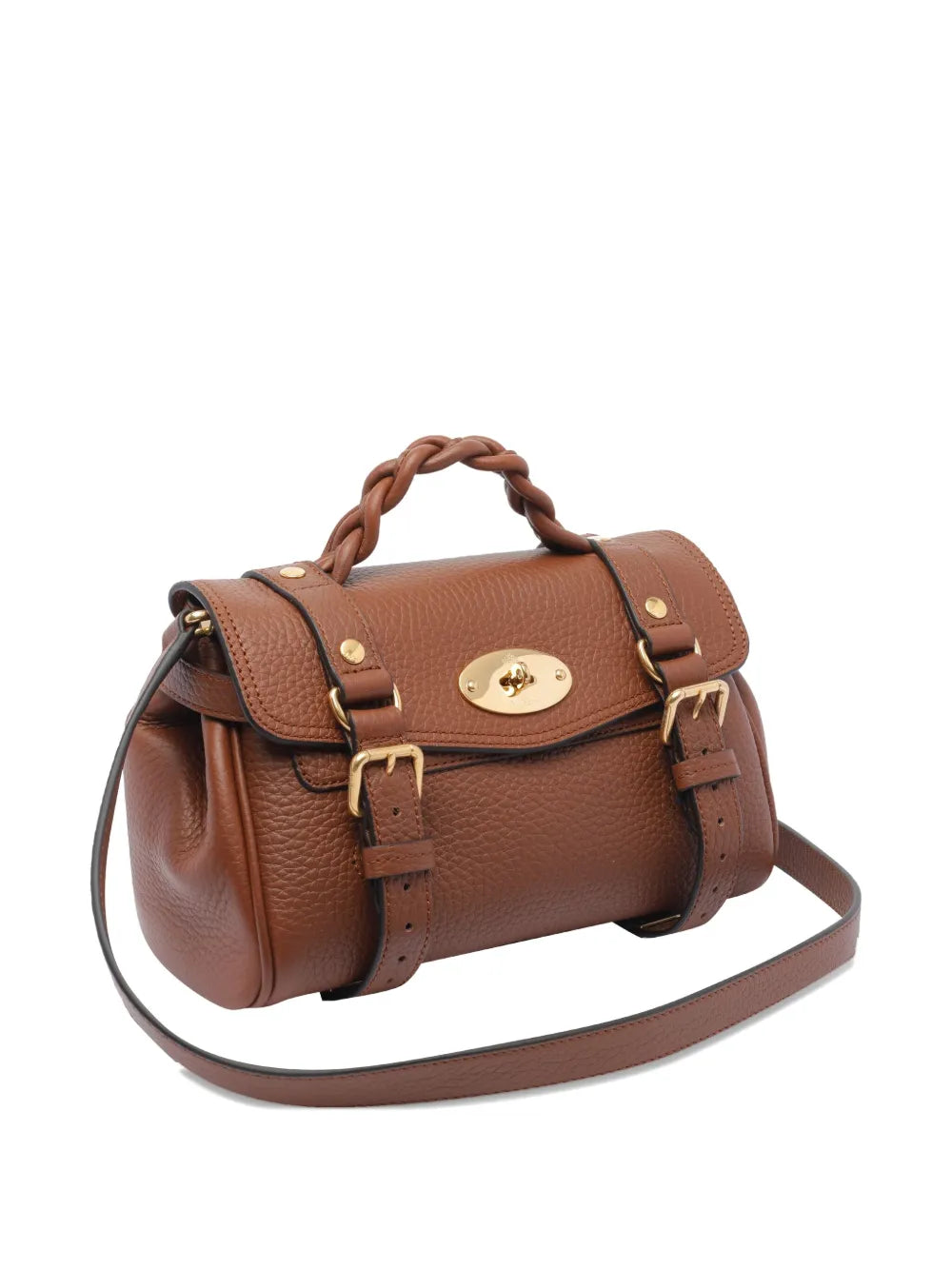 Mulberry Leather Shoulder Bag — Same as shown — Size One Size — Side View
