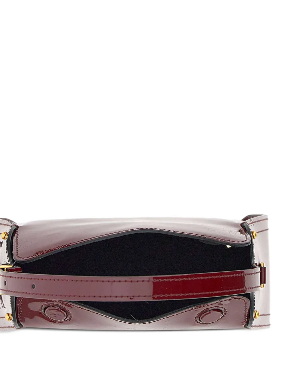 Gianni Chiarini Patent Finish Leather Shoulder Bag — Same as shown — Size One Size — Detail View