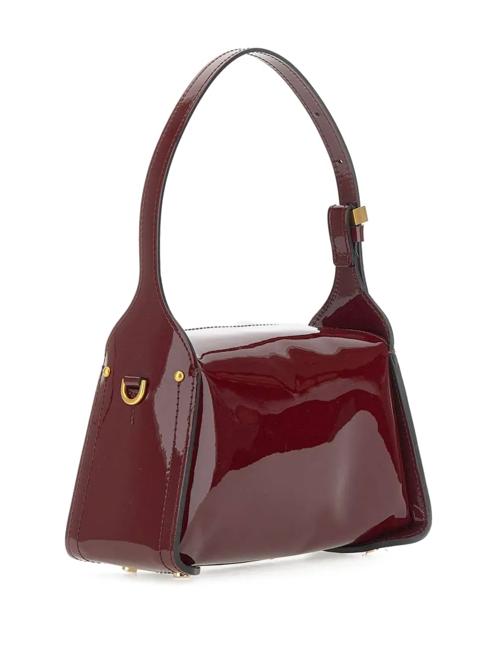 Gianni Chiarini Patent Finish Leather Shoulder Bag — Same as shown — Size One Size — Side View