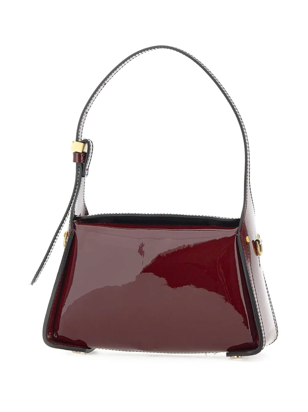 Gianni Chiarini Patent Finish Leather Shoulder Bag — Same as shown — Size One Size — Back View