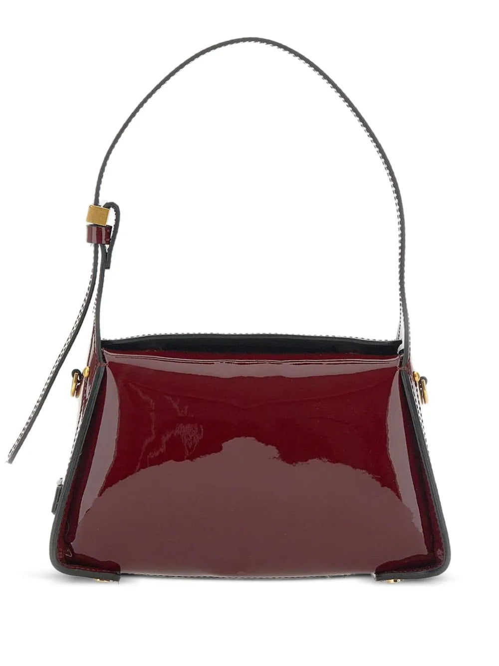 Gianni Chiarini Patent Finish Leather Shoulder Bag — Same as shown — Size One Size — Front View