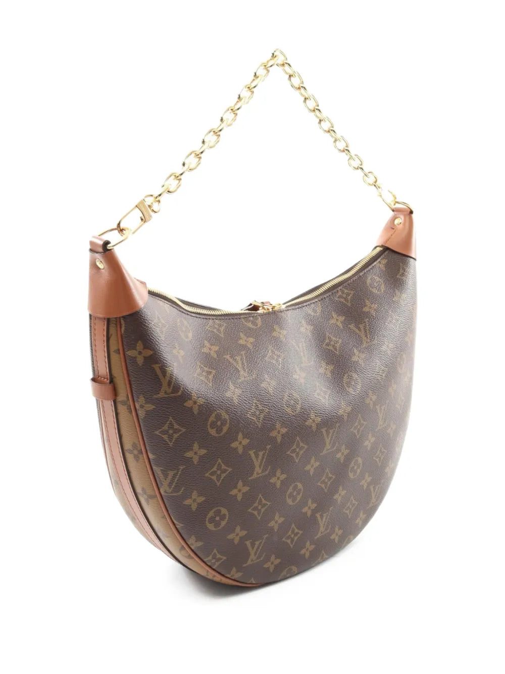 Louis Vuitton Pre Owned 2021 Loop Monogram Shoulder Bag — Same as shown — Size One Size — Side View