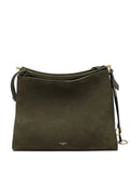 Alaia Medium Le Click Suede Shoulder Bag — Same as shown — Size One Size — Front View